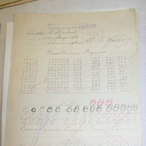 Bertha Lambert's penmanship drills